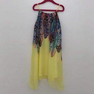 I.N. Girl Feather Print Dress